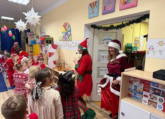 Grafika 7: Zabawa mikołajkowa i spotkanie z Mikołajem w naszym przedszkolu!