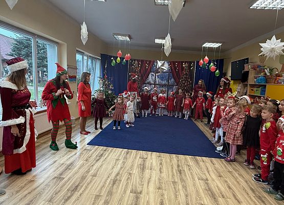 Grafika 12: Zabawa mikołajkowa i spotkanie z Mikołajem w naszym przedszkolu!