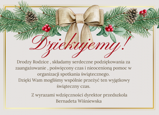 Podziękowania grafika