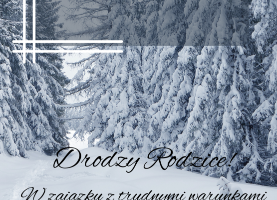 Informacja dla rodziców! grafika