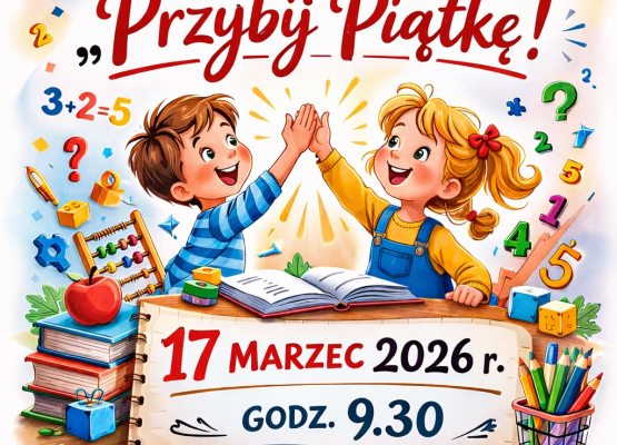 Międzygrupowy konkurs matematyczny .. Przybij piątkę". grafika