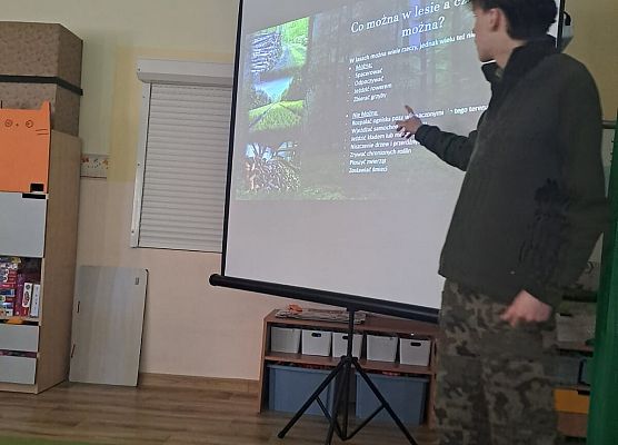 Grafika 13: 09.04.2026 Zajęcia edukacyjne - "Poznajemy las i pracę leśnika"