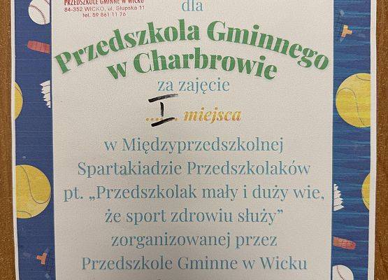 Grafika 116: „Międzyprzedszkolna Spartakiada Przedszkolaków”