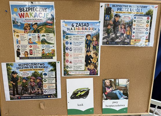 Grafika 2: 09.06.2026 Spotkanie z Panią Policjant "Bezpieczne wakacje"
