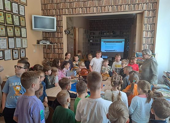 Grafika 34: Starszaki z wizytą w Szkole Podstawowej w Wicku