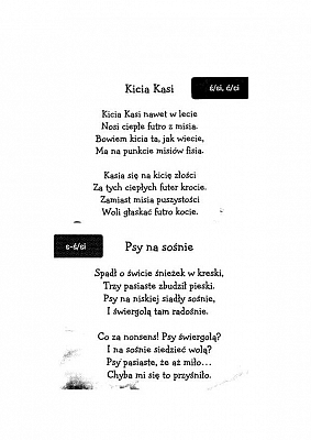 Wierszyki na konkurs#6