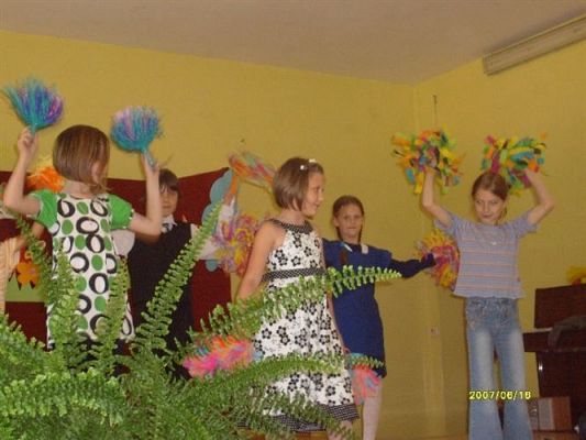 Grafika #3: 2008-06-16 Dzień Przedszkolaka wizyta w Szkole Podstawowej w Wicku