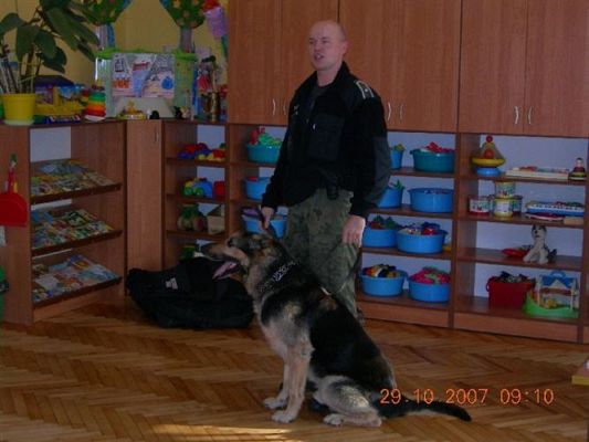 Grafika #4: 2007-10-29 - Spotkanie z pracownikami Straży Granicznej w Łebie