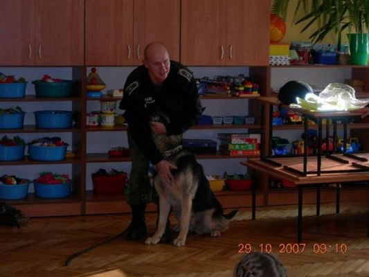 Grafika #5: 2007-10-29 - Spotkanie z pracownikami Straży Granicznej w Łebie