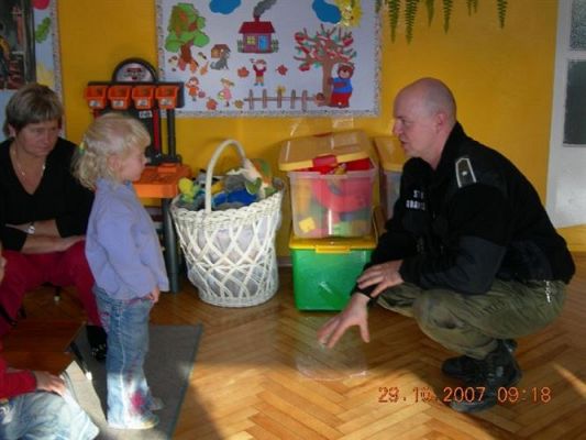 Grafika #6: 2007-10-29 - Spotkanie z pracownikami Straży Granicznej w Łebie