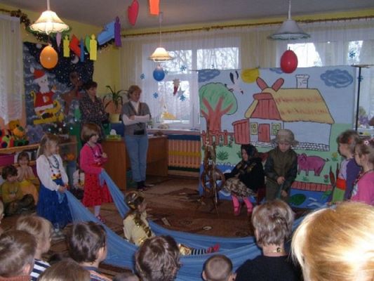 Grafika #11: 2009-01-27 Z wizytą w przedszkolu w Wicku