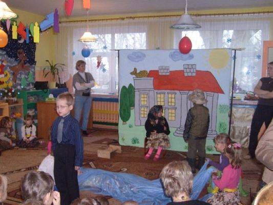 Grafika #19: 2009-01-27 Z wizytą w przedszkolu w Wicku