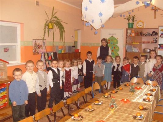 Grafika #17: 2008-12-19 Wigilia w przedszkolu
