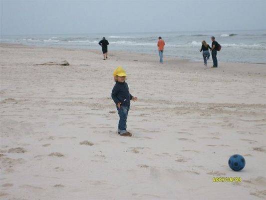 Grafika #10: 2008-09-10 Wycieczka do Łeby na plażę