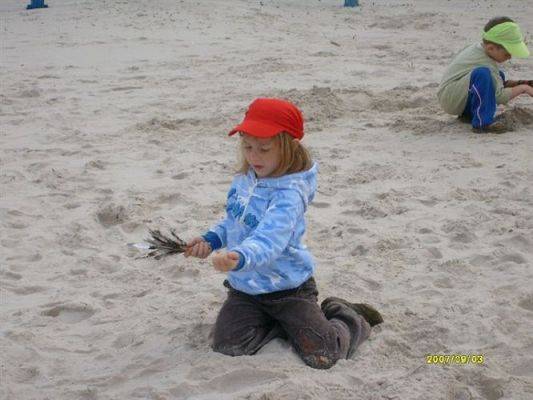 Grafika #14: 2008-09-10 Wycieczka do Łeby na plażę