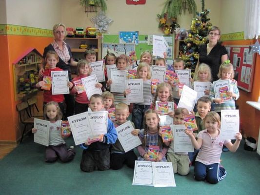 Grafika #7: 2010.01.08 - Zajęcia podsumowujące projekt Akademia małego artysty