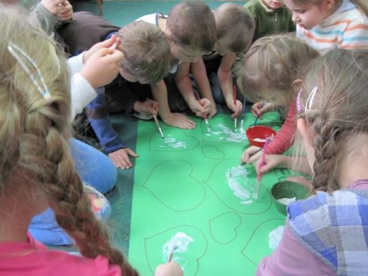 Grafika #8: 2010.01.08 - Zajęcia podsumowujące projekt Akademia małego artysty