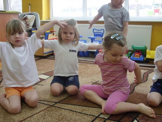 Grafika #8: 10.02.2010 - Ćwiczenia gimnastyczne w grupie "Maluchów"