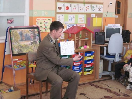 Grafika #1: 22.04.2010 - Spotkanie z panem leśniczym z Nadleśnictwa Lębork