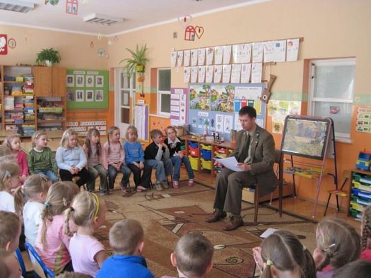 Grafika #2: 22.04.2010 - Spotkanie z panem leśniczym z Nadleśnictwa Lębork