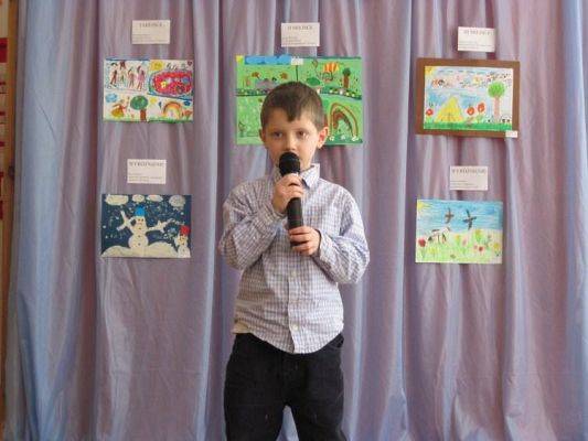 Grafika #1: 11.05.2010 - Laureaci Gminnego Konkursu Plastycznego pt."Cztery pory roku"