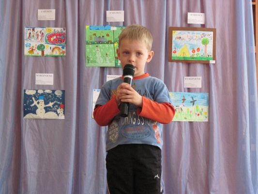 Grafika #3: 11.05.2010 - Laureaci Gminnego Konkursu Plastycznego pt."Cztery pory roku"