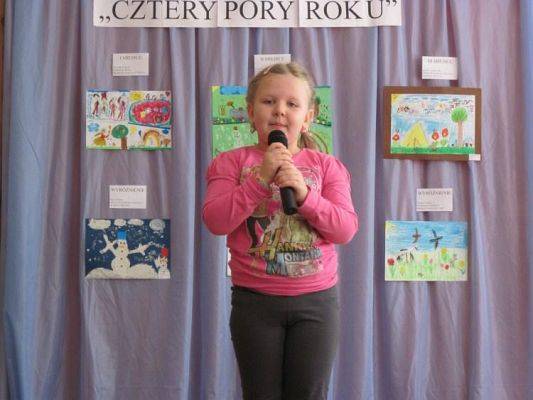 Grafika #4: 11.05.2010 - Laureaci Gminnego Konkursu Plastycznego pt."Cztery pory roku"