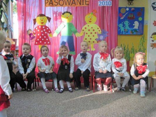 Grafika #0: 15.10.2010 - Pasowanie na Przedszkolaka w grupie "Maluszków"