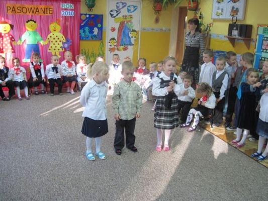 Grafika #2: 15.10.2010 - Pasowanie na Przedszkolaka w grupie "Maluszków"