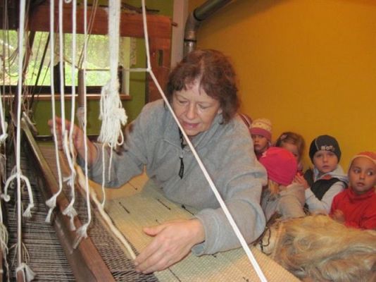 Grafika #14: 05.10.2011 - Wycieczka do warsztatu tkackiego w Białogardzie