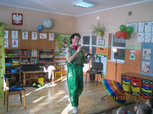 Grafika #5: 14.02.2012 - Artyści cyrkowi w naszym przedszkolu