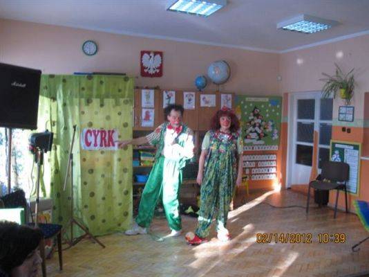 Grafika #9: 14.02.2012 - Artyści cyrkowi w naszym przedszkolu