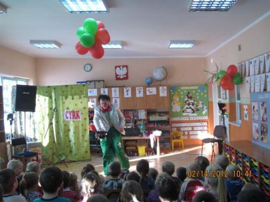 Grafika #12: 14.02.2012 - Artyści cyrkowi w naszym przedszkolu