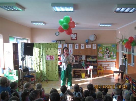 Grafika #13: 14.02.2012 - Artyści cyrkowi w naszym przedszkolu