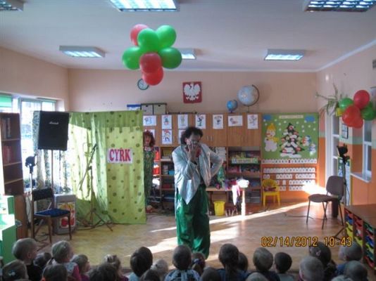 Grafika #14: 14.02.2012 - Artyści cyrkowi w naszym przedszkolu