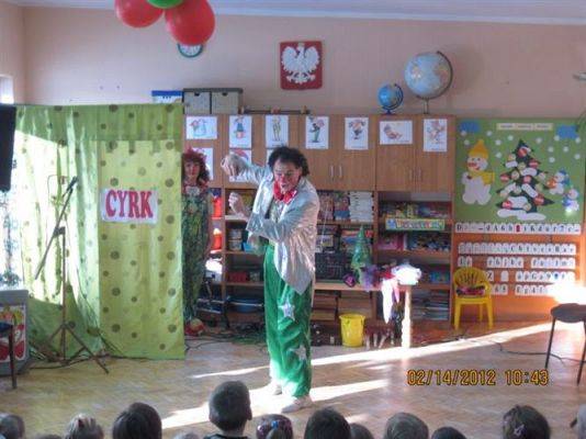 Grafika #15: 14.02.2012 - Artyści cyrkowi w naszym przedszkolu