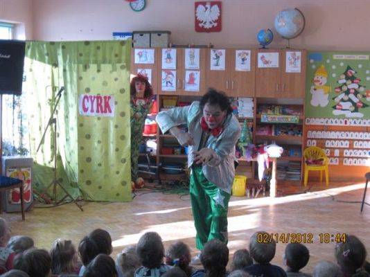 Grafika #16: 14.02.2012 - Artyści cyrkowi w naszym przedszkolu