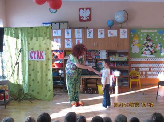 Grafika #17: 14.02.2012 - Artyści cyrkowi w naszym przedszkolu