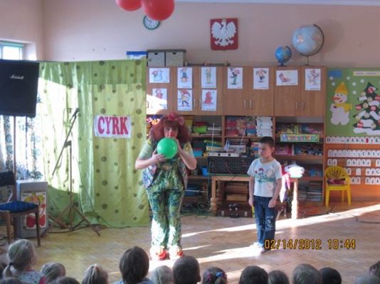 Grafika #18: 14.02.2012 - Artyści cyrkowi w naszym przedszkolu