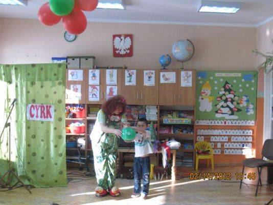 Grafika #19: 14.02.2012 - Artyści cyrkowi w naszym przedszkolu