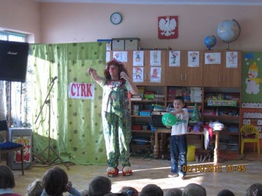 Grafika #20: 14.02.2012 - Artyści cyrkowi w naszym przedszkolu