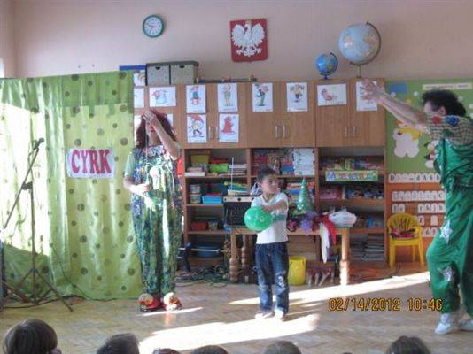 Grafika #21: 14.02.2012 - Artyści cyrkowi w naszym przedszkolu