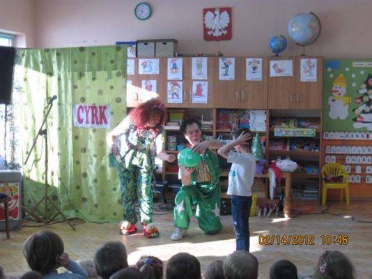 Grafika #22: 14.02.2012 - Artyści cyrkowi w naszym przedszkolu