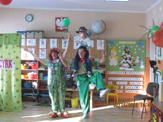 Grafika #23: 14.02.2012 - Artyści cyrkowi w naszym przedszkolu