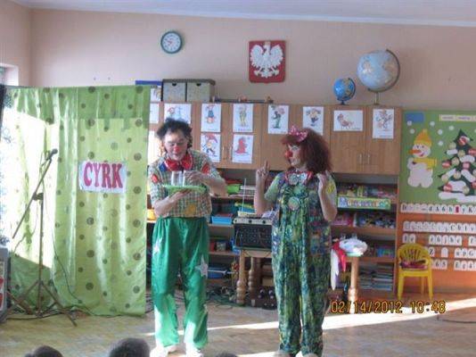 Grafika #25: 14.02.2012 - Artyści cyrkowi w naszym przedszkolu