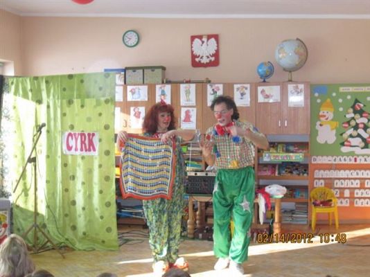 Grafika #27: 14.02.2012 - Artyści cyrkowi w naszym przedszkolu