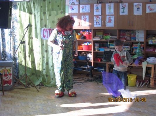 Grafika #28: 14.02.2012 - Artyści cyrkowi w naszym przedszkolu
