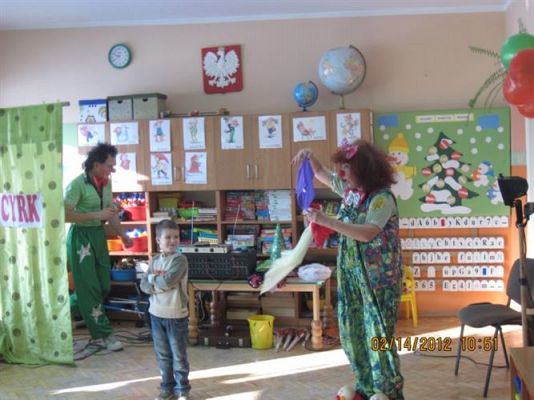 Grafika #31: 14.02.2012 - Artyści cyrkowi w naszym przedszkolu