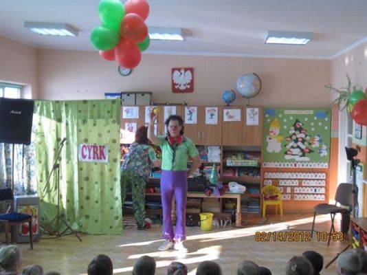 Grafika #33: 14.02.2012 - Artyści cyrkowi w naszym przedszkolu