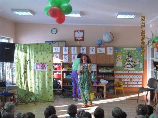 Grafika #34: 14.02.2012 - Artyści cyrkowi w naszym przedszkolu